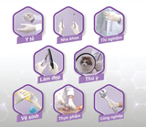  Găng tay y tế không bột MÀU XANH Sgloves NITRILE 3.5g 100 chiếc/hộp 