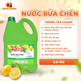  Nước rửa chén XCleen 400g/750g/3.6kg/9kg hương chanh, êm dịu da tay, khử mùi, sạch 