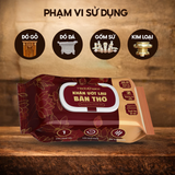  Khăn ướt lau bàn thờ gia tiên hương trầm sáng bóng bề mặt gỗ, Khăn lau bao sái bàn thờ 