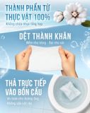  Khăn ướt đi toilet có thể xả trong bồn cầu Flushable EcoWipes Hộp 40 gói (gói 1 tờ) 