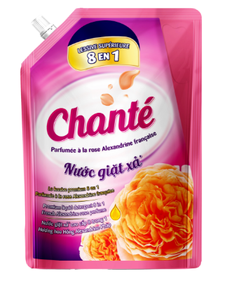  Nước giặt xả cao cấp 8 trong 1 Chanté túi 3.05kg 