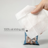  Khăn Ướt Sport Wipes ECOWIPES Gói 25 Tờ Tinh Chất Bạc Hà Làm Mát Phục Hồi Cơ Thể 