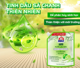  Túi Nước Lau Sàn 365 Max Botany Tinh Dầu Sả Chanh 3.6 Lít Làm sạch bóng sàn nhà, an toàn cho da bé 