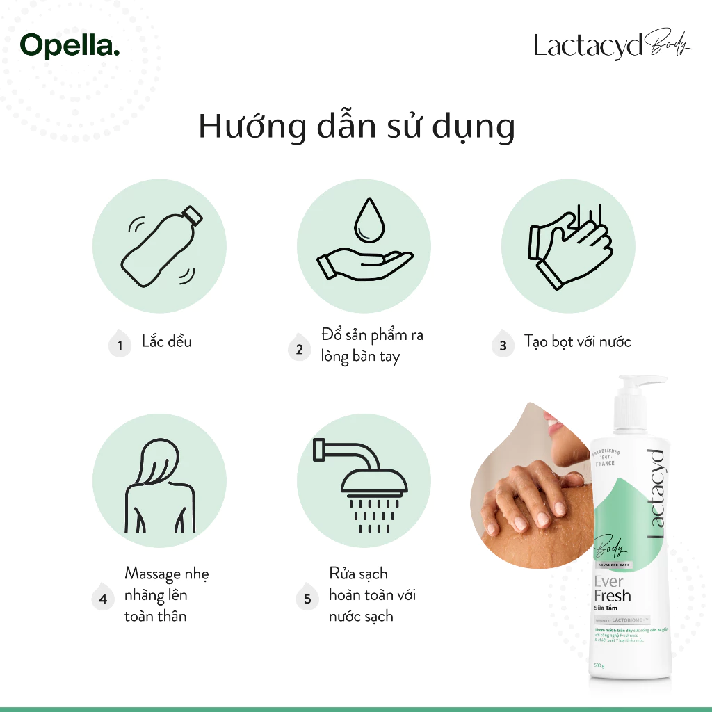  Sữa tắm Lactacyd Ever Fresh mang lại làn da thơm mát và tràn đầy sức sống đến 24 giờ 