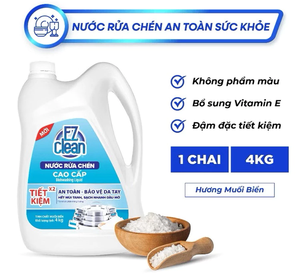  Nước rửa chén Ez Clean 4kg 