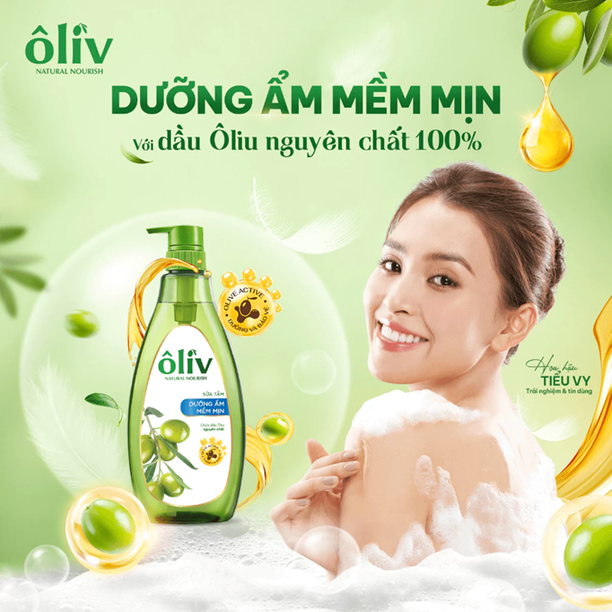  Sữa Tắm Dưỡng Da Ôliv Dưỡng Ẩm 250ml/650ml/1L 