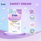  Nước giặt D-nee cho trẻ sơ sinh, mềm dịu, thơm nhẹ, không hư hại quần áo - Túi 530ml - 4 Hương thơm 