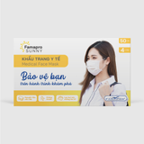  Khẩu trang y tế Famapro Sunny 4 lớp 50 cái/ hộp 
