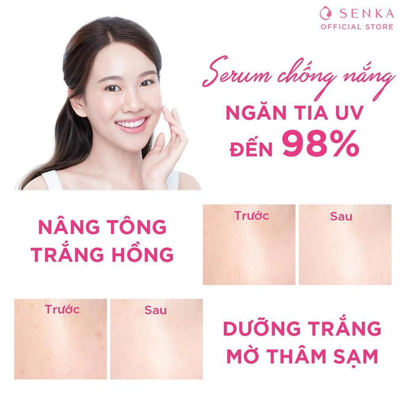  Chống nắng serum 3 trong 1 Senka White Beauty CC 40g 