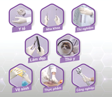  Găng tay y tế Sgloves Latex KHÔNG BỘT 5.0g 100 chiếc/hộp 