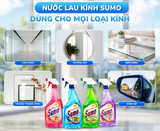  Nước Lau Kính Sumo 850ml 4 Mùi Hương tự chọn Lau Kính Ô Tô Lau Kính Bàn Ăn Lau Kính Hồ Cá 