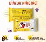  Khăn giấy ướt chống muỗi Ecowipes – Mosquito Repellent Wipes 10 tờ/gói 