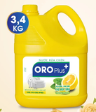  Nước Rửa Chén Dầu Rửa Bát Oroplus Hương Chanh Khử Mùi Tanh Giúp Bát Đĩa Sạch Bóng Chuyên Dụng Cho Nhà Hàng 3.4kg 