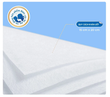  Khăn ướt cao cấp cho bé Nuna Gold 100 tờ không mùi - Vải rayon dày mềm dai tinh chất lô hội an toàn vệ sinh cho bé 