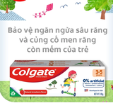  Kem đánh răng Colgate Kid Free From cho bé 3-5 tuổi không chất bảo quản 80g 