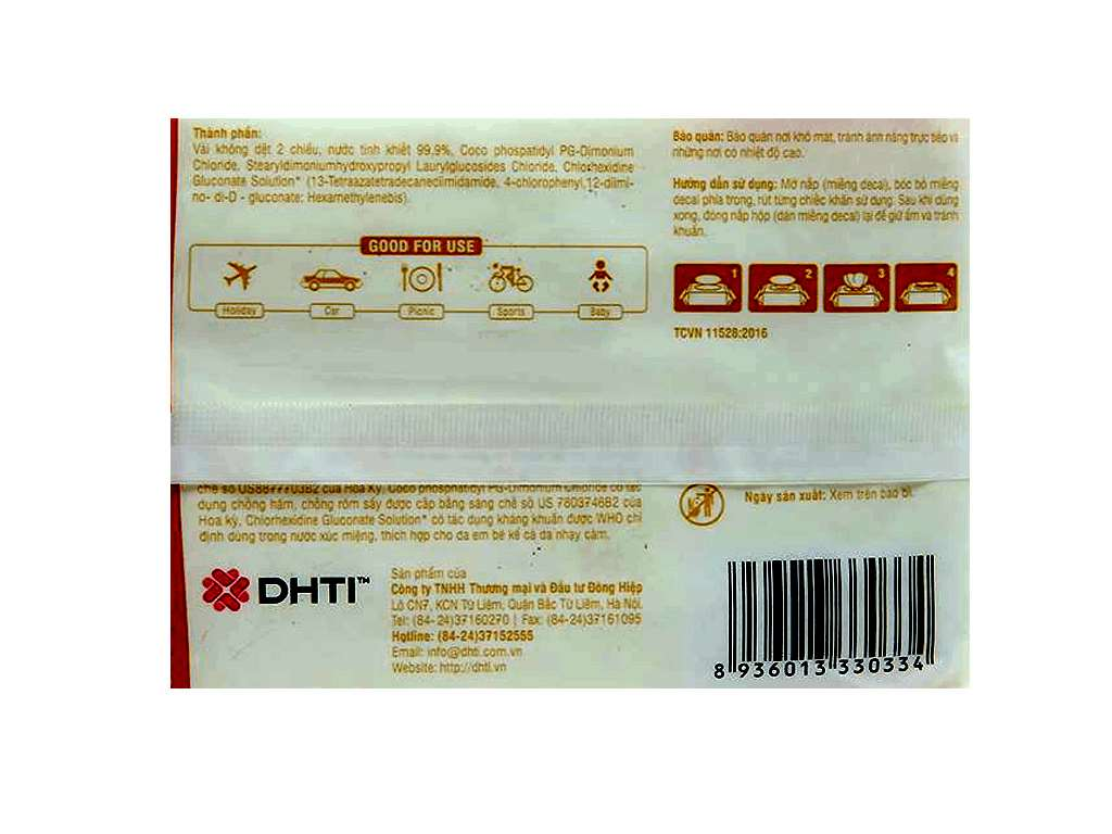  Khăn ướt baby Mamamy không mùi 100 miếng 