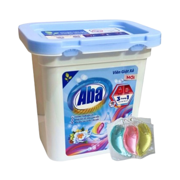  Viên giặt xả Aba 3trong1 380 - 512g (20 - 30viên) 