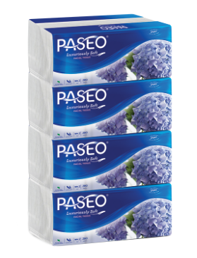  Khăn giấy lau mặt Paseo 280 tờ 2 lớp 