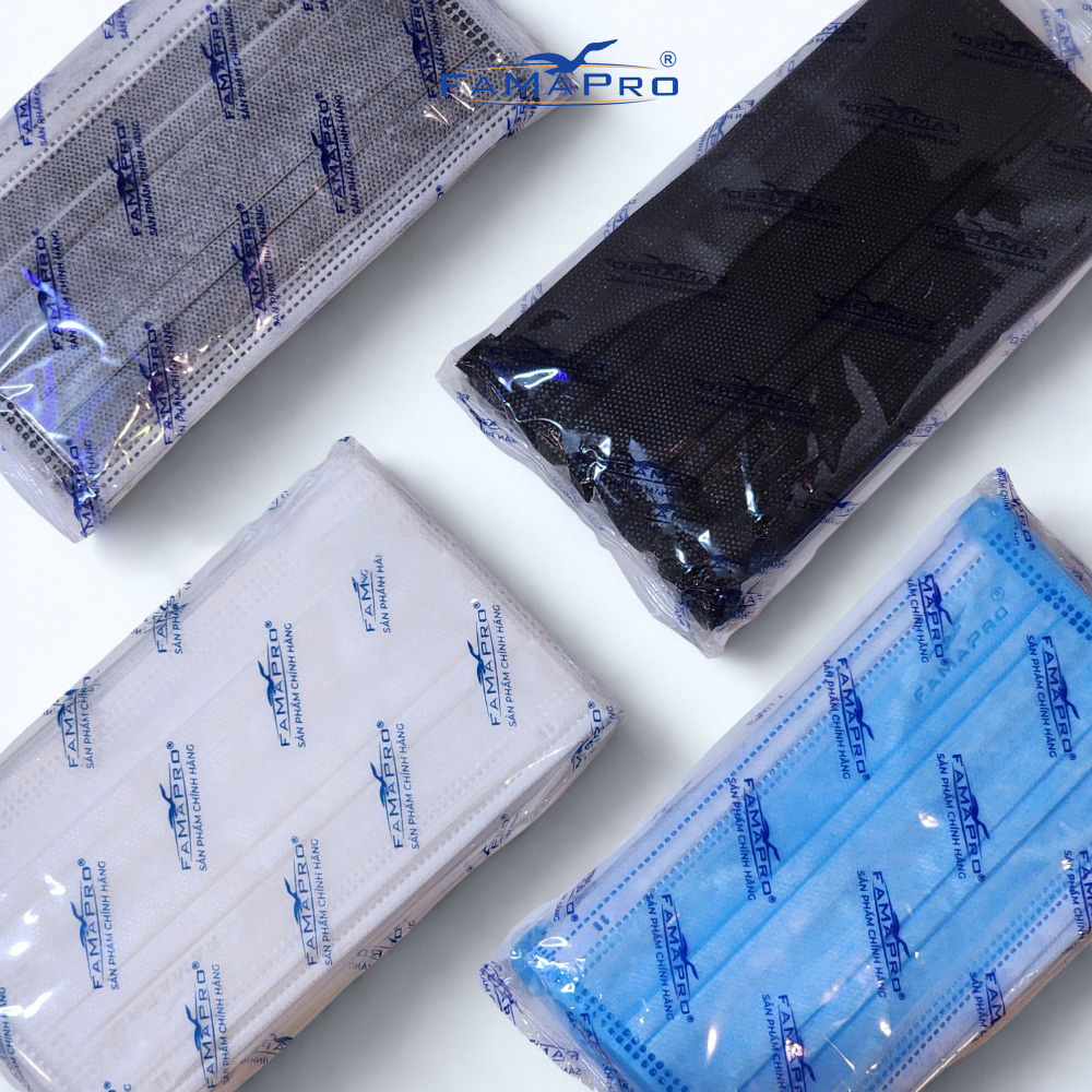  Khẩu trang y tế cao cấp 4 lớp Famapro Max (40 cái/ hộp) 
