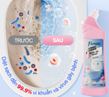  Nước tẩy toilet Floracia khử mùi hiệu quả - làm sạch sáng bóng, an toàn cho da tay 500g 