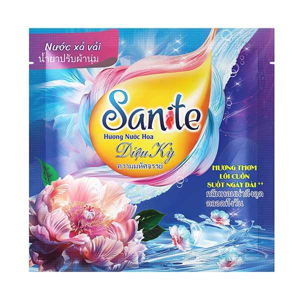  Nước Xả Vải SANITE Hương Nước Hoa Diệu Kỳ 20ml - 1.2 - 2L 