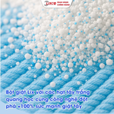  Bột giặt Lix Extra hương nước hoa tăng gấp đôi sức mạnh giặt tẩy quần áo sạch thơm lâu cho giặt tay, máy  5.5-7kg 