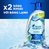 Dầu Gội Sạch Gàu HEAD & SHOULDERS Sub Zero Băng Lạnh - Chai 800 ml 