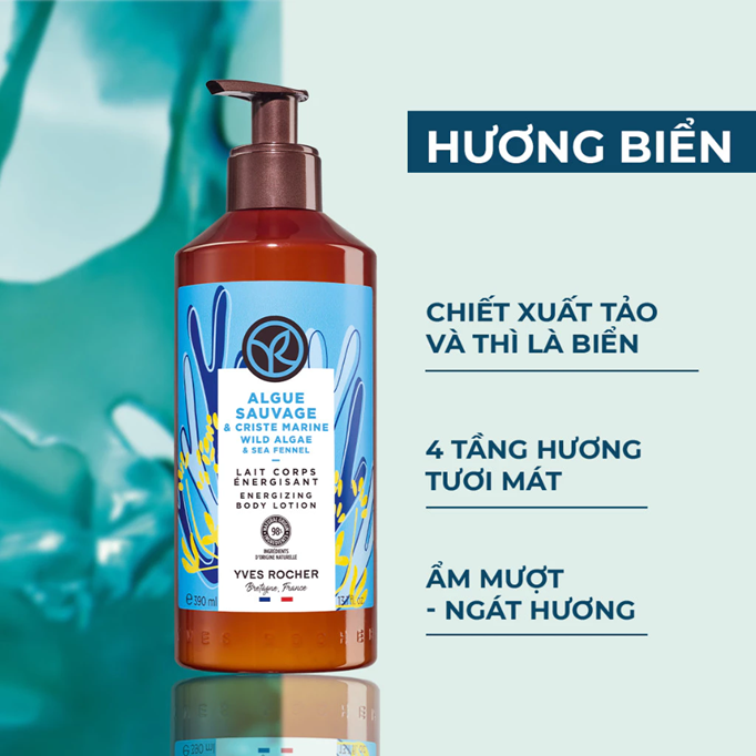  Sữa dưỡng thể thiên nhiên Yves Rocher Body Lotion 390ml 