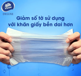  Khăn giấy rút Vinda Deluxe 3 lớp 110 tờ size L (Lốc 4 Gói) 