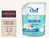  Nước xả vải ON1 hương hoa thiên nhiên nhiều dung tích 1,8L- 2.2L-3.2L - xả quần áo lưu hương trên từng sợi vải 