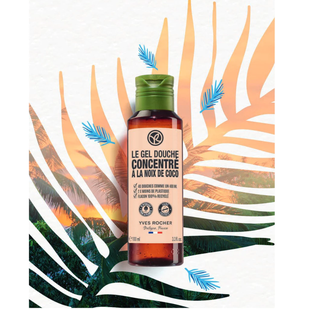 Gel tắm cô đặc Yves Rocher Concentrated Shower Gel 100ml 