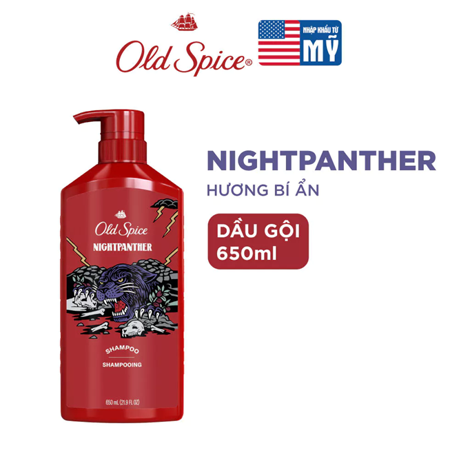  Dầu Gội Old Spice 650ml hương nước hoa nam tính - Mỹ 