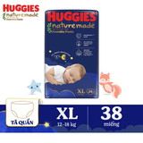  Tã quần Huggies Naturemade ban đêm M58/L44/XL38/XXL26 