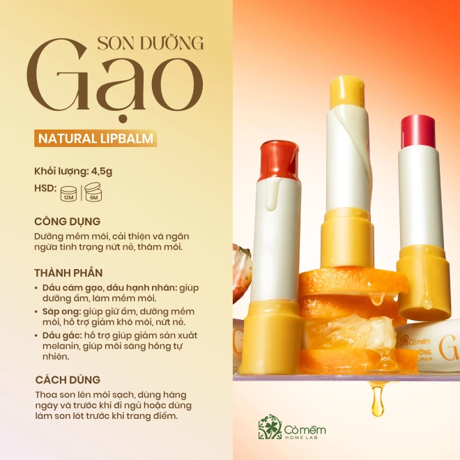  [SET QUÀ TẶNG] Bộ Đôi Môi Xinh Trang Điểm Môi Tự Nhiên Cỏ Mềm 