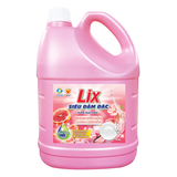  Nước rửa chén LIX siêu đậm đặc hương chanh/trà xanh/bưởi hồng 1.4kg làm sạch dầu mỡ không hại da tay 