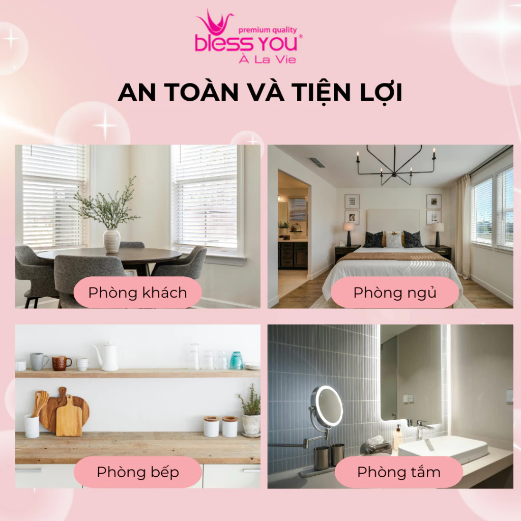  Khăn ướt Bless You 30 tờ không mùi, mềm mại, an toàn cho da 