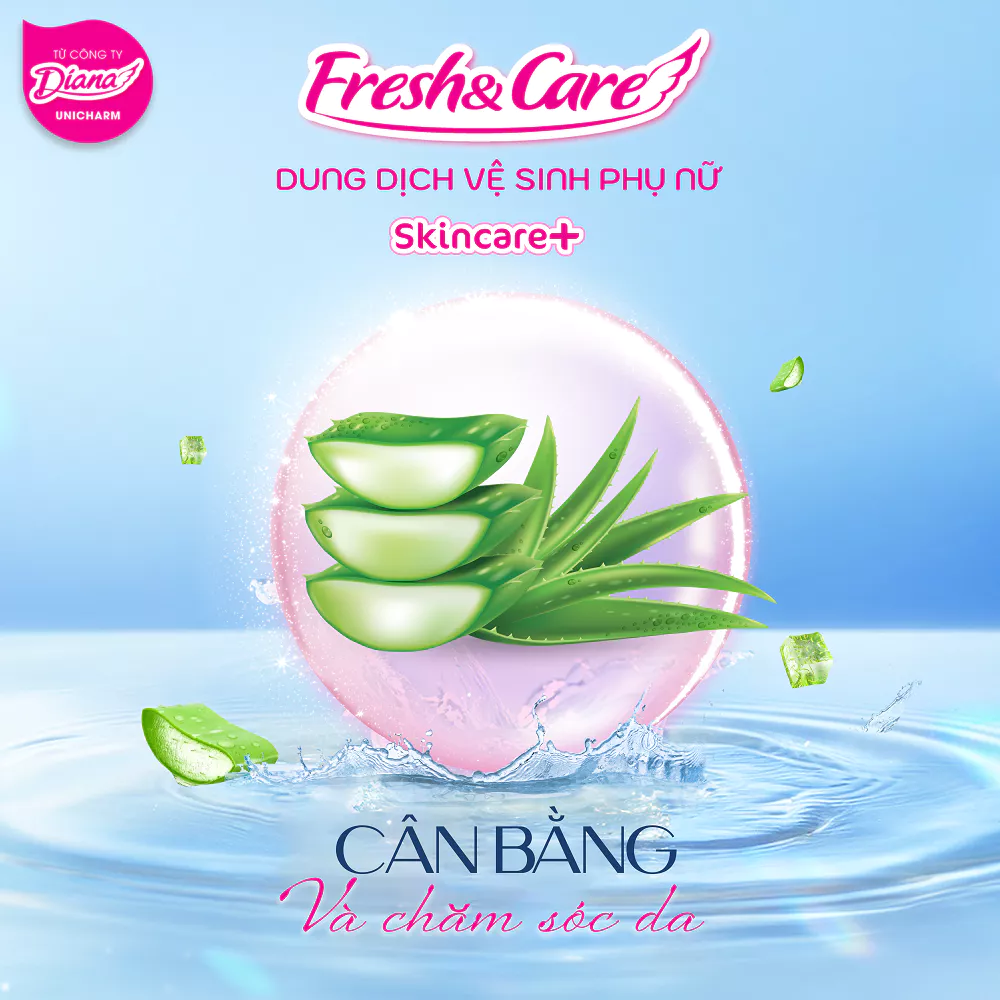  Dung dịch vệ sinh phụ nữ Fresh&Care Skincare+ 150ml/250ml 