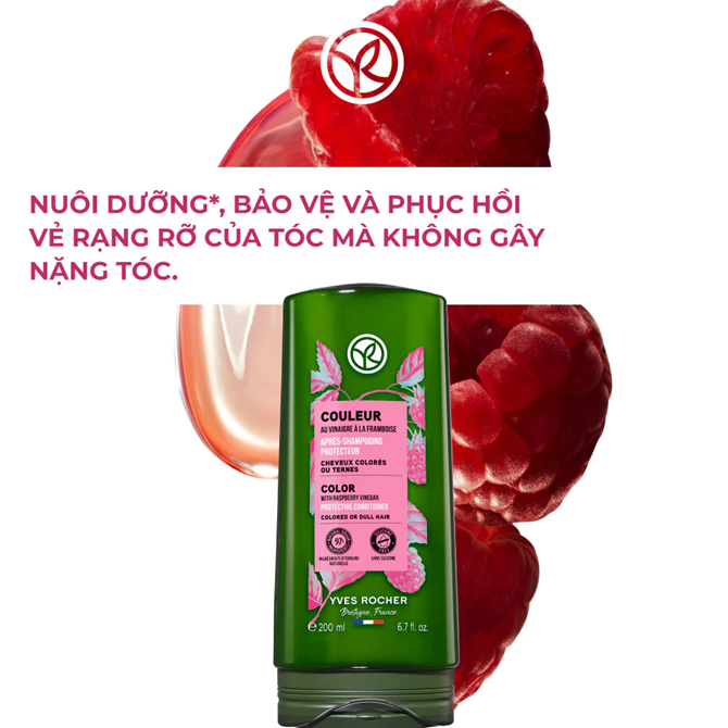  Dầu xả thiên nhiên Không Silicone Yves Rocher Conditioner 200ml 