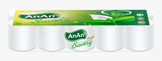 Giấy Vệ Sinh Không Lõi Anan Saving 2 lớp  10 Cuộn 