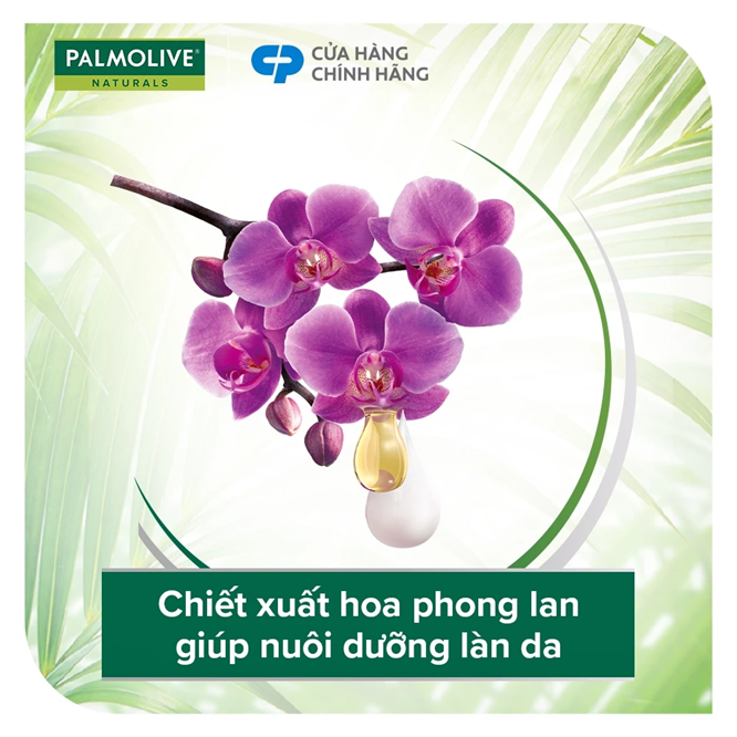  Sữa tắm Palmolive chiết xuất thiên nhiên dưỡng da ẩm mịn từ hoa 500g 