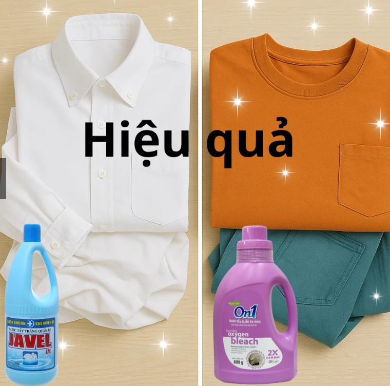  Nước tẩy quần áo màu On1 400-800g khử mùi hôi ẩm mốc lưu hương thơm mát 