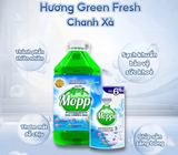  Nước Lau Sàn MOPPI BENEFITS 4in1 - Sạch Khuẩn, Sáng Bóng, Thơm Lâu, Chiết Xuất Thiên Nhiên Túi 600ml 