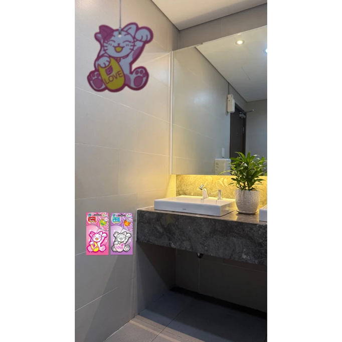  Thẻ thơm treo mèo may mắn phong thủy Daily Fresh tỏa hương thơm 45 ngày/ túi thơm 