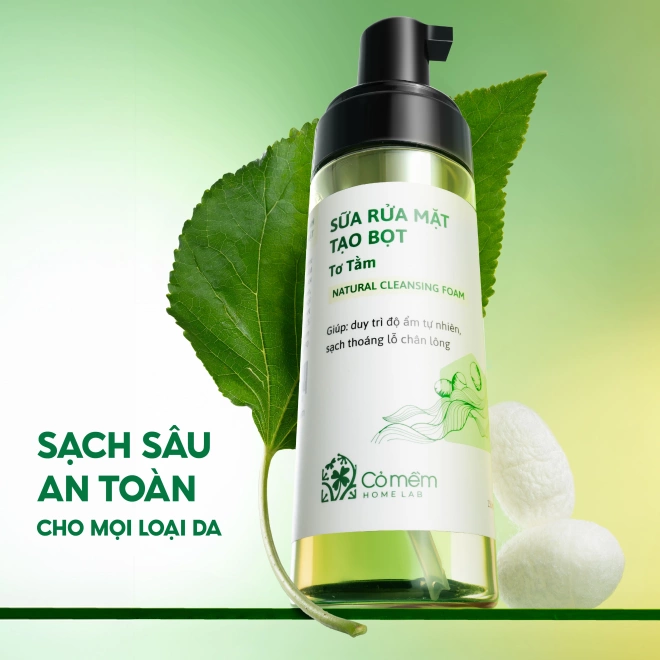  [SET QUÀ TẶNG] Bộ Combo Làm Sạch Và Cấp Ẩm Cho Da Tơ Tằm 