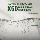  Bộ 3 khăn dùng 1 lần túi 3 ngày 2 đêm du lịch Yko từ sợi tự nhiên gia đình, công tác 