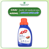  Nước Tẩy Quần Áo Màu AXO 400ml – Tẩy Sạch Vết Bẩn, Giữ Màu Vải, An Toàn Cho Quần Áo Màu 