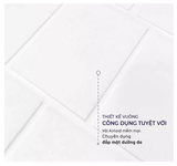  Bông Đắp Toner Dưỡng Da Giữ Ẩm PUFFME Airlaid, 1600 Miếng/Bao 