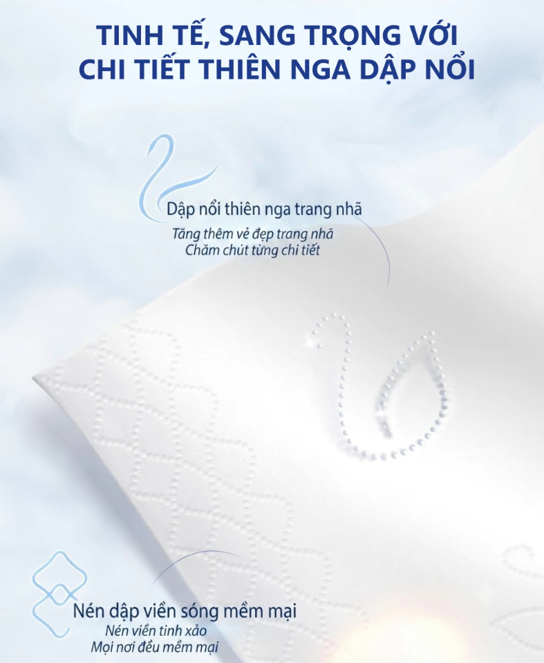  Khăn Giấy Rút Cao cấp Tempo Velvet Không Mùi 4 Lớp Bền Dai, An Toàn Thương Hiệu Đức (LỐC 4 GÓI) 