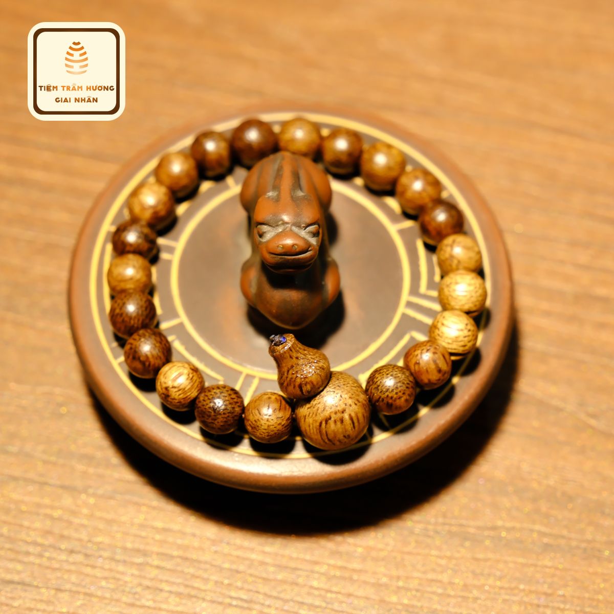  Vòng Tay Trầm Hương Giai Nhân Cho Bé Yêu Mix Charm 