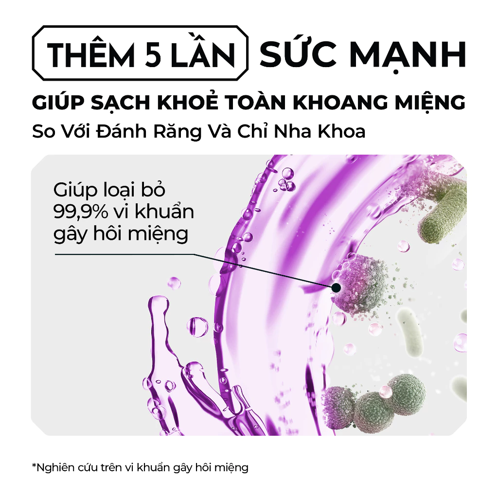  Nước súc miệng chăm sóc toàn diện Listerine Total Care Mouthwash 750ml 
